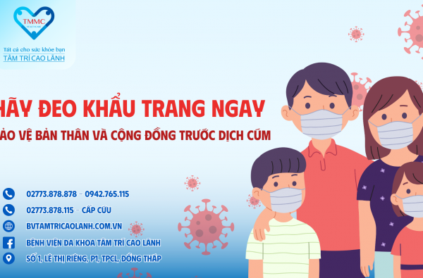 HÃY ĐEO KHẨU TRANG - ĐỂ BẢO VỆ SỨC KHOẺ CỦA BẠN VÀ CỘNG ĐỒNG