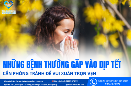 NHỮNG BỆNH THƯỜNG GẶP DỊP TẾT
