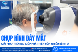 CHỤP HÌNH ĐÁY MẮT -  GIẢI PHÁP HIỆN ĐẠI: GIÚP PHÁT HIỆN SỚM NHIỀU BỆNH LÝ