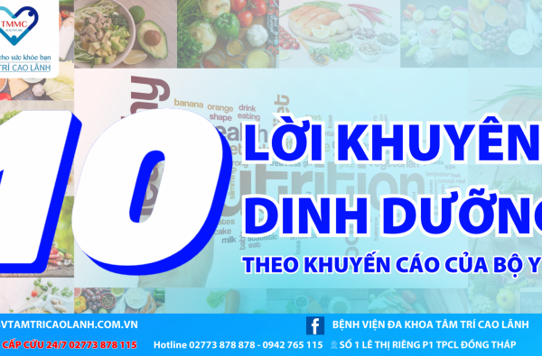 10 LỜI KHUYÊN DINH DƯỠNG HỢP LÝ ĐẾN NĂM 2030 THEO KHUYẾN CÁO CỦA BỘ Y TẾ.