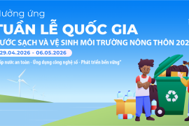 HƯỞNG ỨNG TUẦN LỄ QUỐC GIA NƯỚC SẠCH VÀ VỆ SINH MÔI TRƯỜNG NÔNG THÔN NĂM 2026