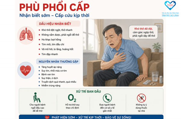 PHÙ PHỔI CẤP – TÌNH TRẠNG NGUY HIỂM CẦN ĐƯỢC CẤP CỨU KỊP THỜI