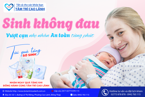 GIẢM ĐAU SẢN KHOA: HÀNH TRÌNH SINH NỞ NHẸ NHÀNG HƠN CHO MẸ BẦU
