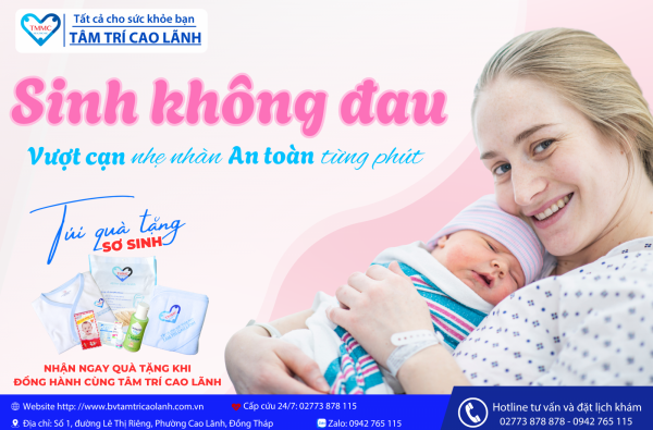 GIẢM ĐAU SẢN KHOA: HÀNH TRÌNH SINH NỞ NHẸ NHÀNG HƠN CHO MẸ BẦU
