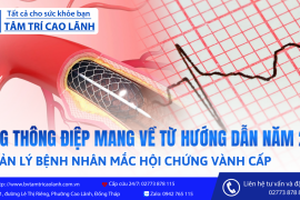 NHỮNG THÔNG ĐIỆP MANG VỀ TỪ HƯỚNG DẪN NĂM 2025 VỀ QUẢN LÝ BỆNH NHÂN MẮC HỘI CHỨNG VÀNH CẤP.