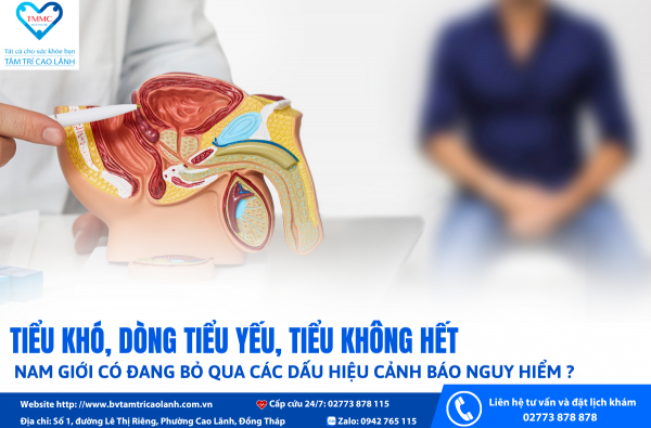 TIỂU KHÓ, DÒNG TIỂU YẾU, TIỂU KHÔNG HẾT – NAM GIỚI CÓ ĐANG BỎ QUA CÁC DẤU HIỆU CẢNH BÁO NGUY HIỂM ?