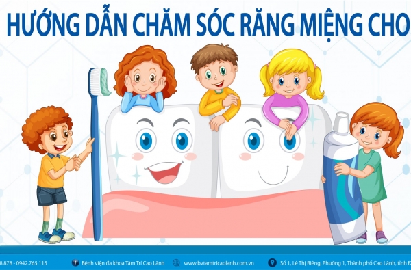 HƯỚNG DẪN CHĂM SÓC RĂNG MIỆNG CHO BÉ