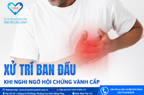 XỬ TRÍ BAN ĐẦU KHI NGHI NGỜ HỘI CHỨNG VÀNH CẤP