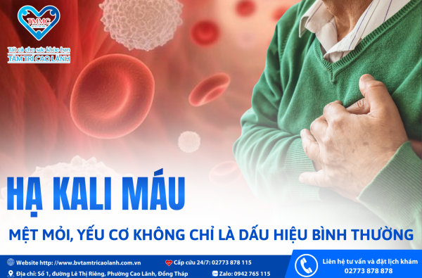 CẢNH BÁO TÌNH TRẠNG HẠ KALI MÁU – ĐỪNG XEM THƯỜNG!