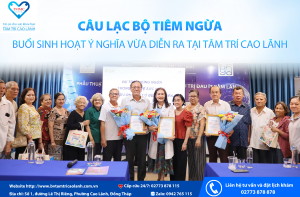 CÂU LẠC BỘ TIÊM NGỪA – BUỔI SINH HOẠT Ý NGHĨA VỪA DIỄN RA TẠI TÂM TRÍ CAO LÃNH