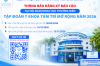 THÔNG BÁO ĐĂNG KÝ BÁO CÁO TẠI HỘI NGHỊ KHOA HỌC THƯỜNG NIÊN TẬP ĐOÀN Y KHOA TÂM TRÍ MỞ RỘNG NĂM 2026
